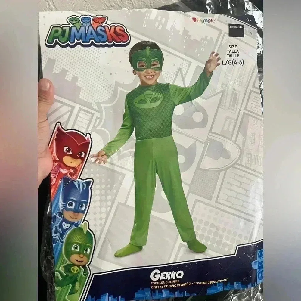 PJ MASKS KIDS COSTUME SIZE Large 4-6